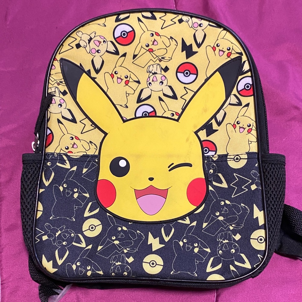 Pokémon Yellow and Black Kids Backpack